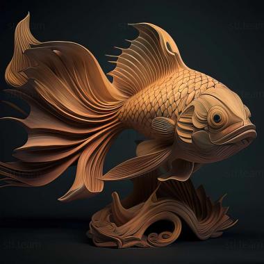 3D model Farlovella fish (STL)